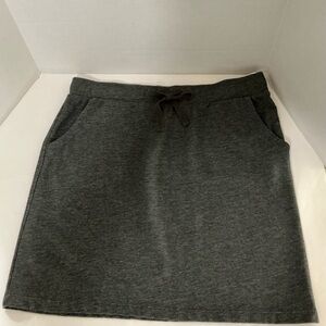 Sonoma Gray Mini A-line High Low Skirt